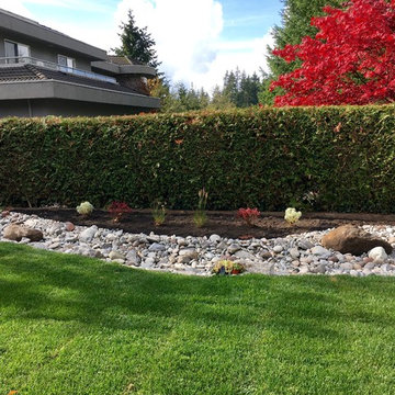 Closer view - Planted area