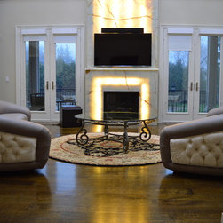 Oval Sofas Leather - Media Storage