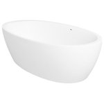 Balteco - Auri 71" White Solid Surface Bathtub - Discover our world class engineering bathtubs collection., exclusively designed for the discerning modern bathroom enthusiast.