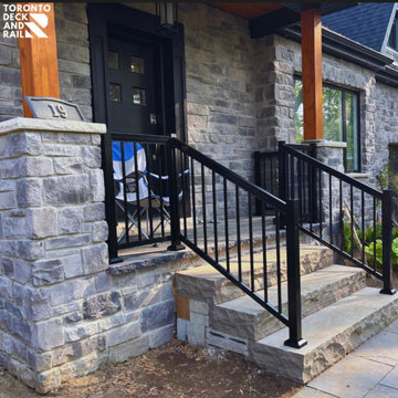 Picket Front Step Railing