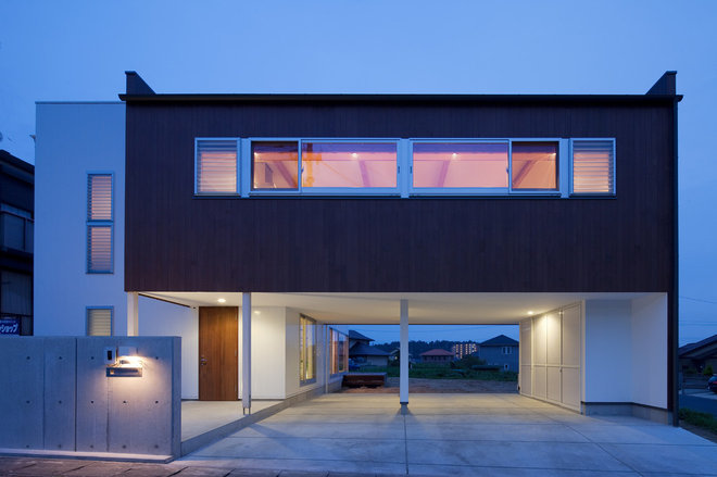 モダン エクステリア (外観・外構) by 株式会社 井川建築設計事務所 / igawa-architecture