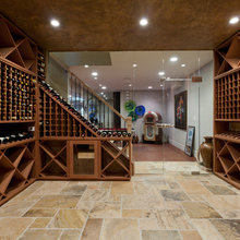 Under stair wine cellar