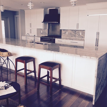 Sleek White Kitchen
