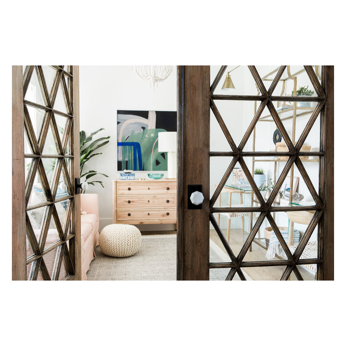Boho Fresh Office + Sitting Room