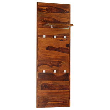 vidaXL Coat Rack Solid Sheesham Wood 46.5"x15.7"