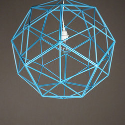 turquoise bakey street orb - Pendant Lighting