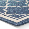 Sweety Outdoor Ombre Area Rug, Blue and Ivory, 5'3"x7'