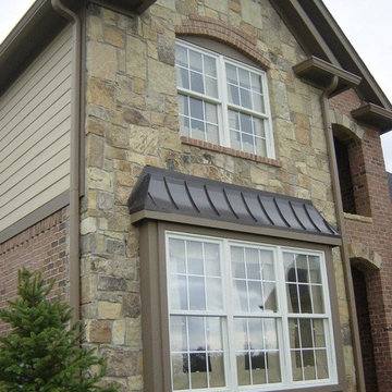 3500 SF 2 Story Stone Brick Home Design