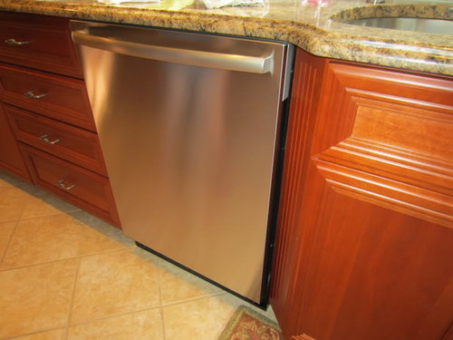 Pictures Of Installed Bosch 500 Dw, How To Attach Bosch Dishwasher Granite Countertop