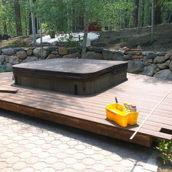 Custom deck with spa - Products
