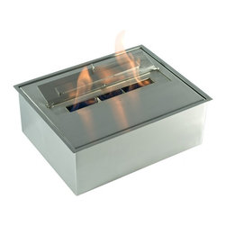 Ignis 14" x 11" Ethanol Fireplace Burner Insert EB1600 - Indoor Fireplaces