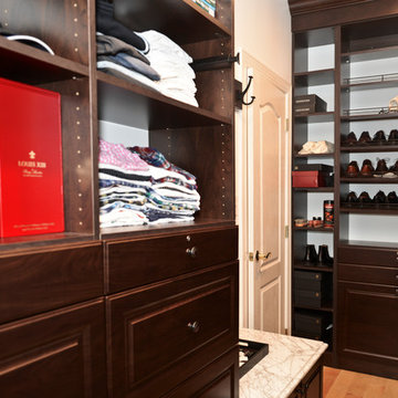 Well Planned, Functional and Elegant Master Closets For Him and Her