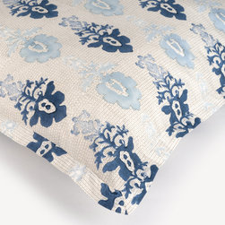 Fleur Ombre Blue Euro Pillow Sham - Products