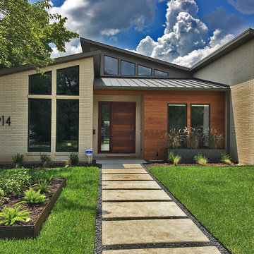 modern house numbers - customer photo