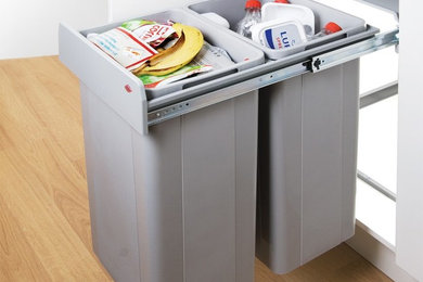 Wesco Big Bio Double 64L In Cupboard Recycling Bin