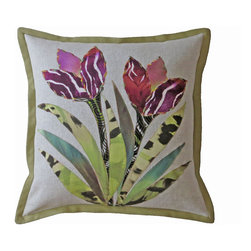 So Instincts - Deux Fleurs - Decorative Pillows