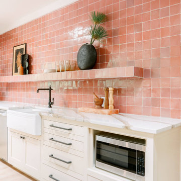 Zellige Desert Pink Kitchen by Queer Eye