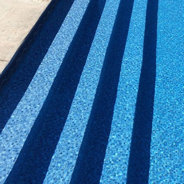Pool Remodel with Retractable Pool Cover