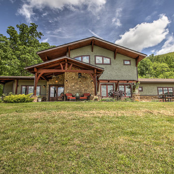 Craftsman-Style Timber Frame - Smith Mountain Lake, Roanoke, Virginia
