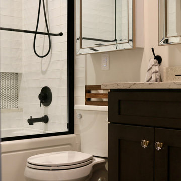 Small Industrial Bathroom