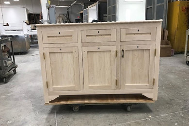Custom Made Cabinet Before Painting