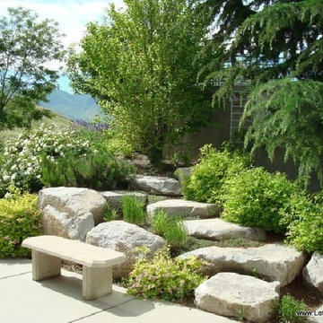 Stepping stone path ways