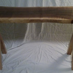 Live Edge Walnut Console Table - Console Tables