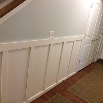Entryway board and battens