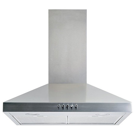 Winflo Convertible Wall-Mount Range Hood, Stainless Steel, 30"