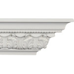 Udecor - CM-2060 Crown Molding, Piece, Molding Piece - Crown molding is manufactured with a dense architectural polyurethane compound (not Styrofoam) that allows it to be semi-flexible and 100% waterproof. This molding is delivered pre-primed for paint. It is installed with architectural adhesive and/or finish nails. It can also be finished with caulk, spackle and your choice of paint, just like wood or MDF. A major advantage of polyurethane is that it will not expand, constrict or warp over time with changes in temperature or humidity. It's safe to install in rooms with the presence of moisture like bathrooms and kitchens. This product will not encourage the growth of mold or mildew, and it will never rot.