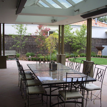 Outdoor dining space