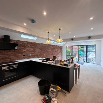 Wrap around Rear and Side Kitchen Extension, Refurb, L-Shaped Loft Conversion