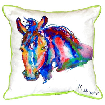 Betsy Drake Nellie - Horse Small Indoor/Outdoor Pillow 11x14