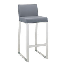 Sunpan Modern Home - Architect Barstool, Gray - Bar Stools and Counter Stools