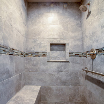 ADA accessible roll-in shower