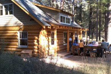 Example of a classic exterior home design in Other