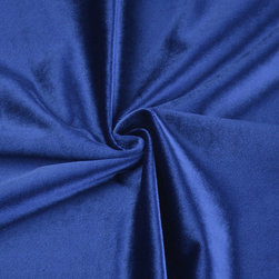 Hotham Green and Blue Plain Ready Made Velvet Curtains and Fabrics Dark Blue Col - Upholstery Fabric
