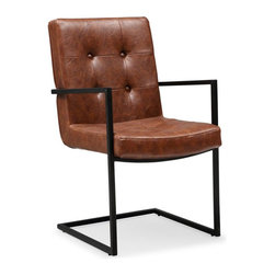 Stanley Arm Chair | Brown - Dining Chairs