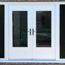 Classic French Rockdoor in White with Clear Glazing - Products