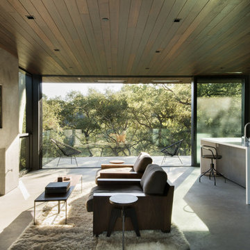 Heating a High-End Guest House Deck