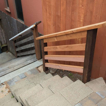 Steep Urban Backyard: From Unusable Eyesore to Haven for Adults and Kids