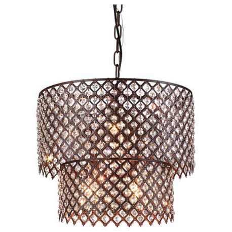 Bernadette Chandelier, Antique Bronze