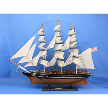 Cutty Sark 30'', Wooden Tall Ship, Tall Ship Model, Nautical Decor, Already