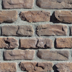 Coronado Stone Products - Coronado Clinker Thin Brick - Color: Brown Blend - Thin Brick - Bricks And Masonry