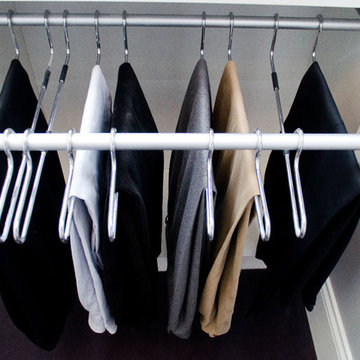 Sleek Walk-In Closet