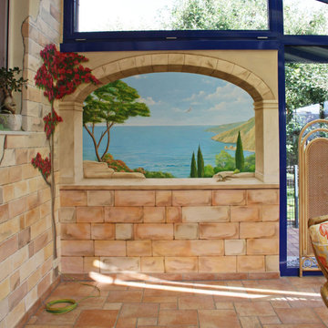 Whirlpool im Wintergarten