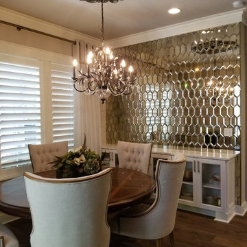 4x8 Antique Mirror Accent Wall