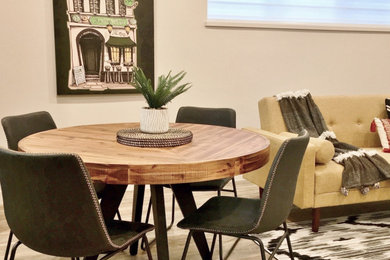 Example of a trendy home design design in Edmonton