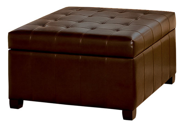 Lyncorn Leather Storage Ottoman Coffee Table Contemporary Lyncorn Leather Storage Ottoman Coffee Table