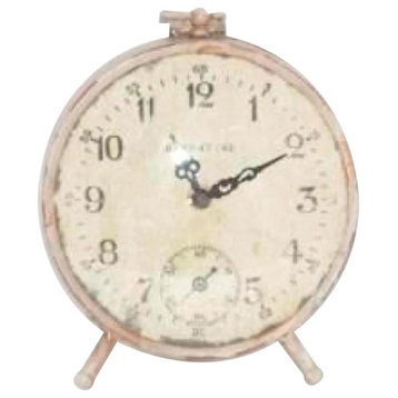 Table Clock Mantel PARIS Petite Iron
